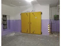 【德軒案例】梧桐院地庫改造——墻面刷油漆、乳膠漆，改造人防門油漆